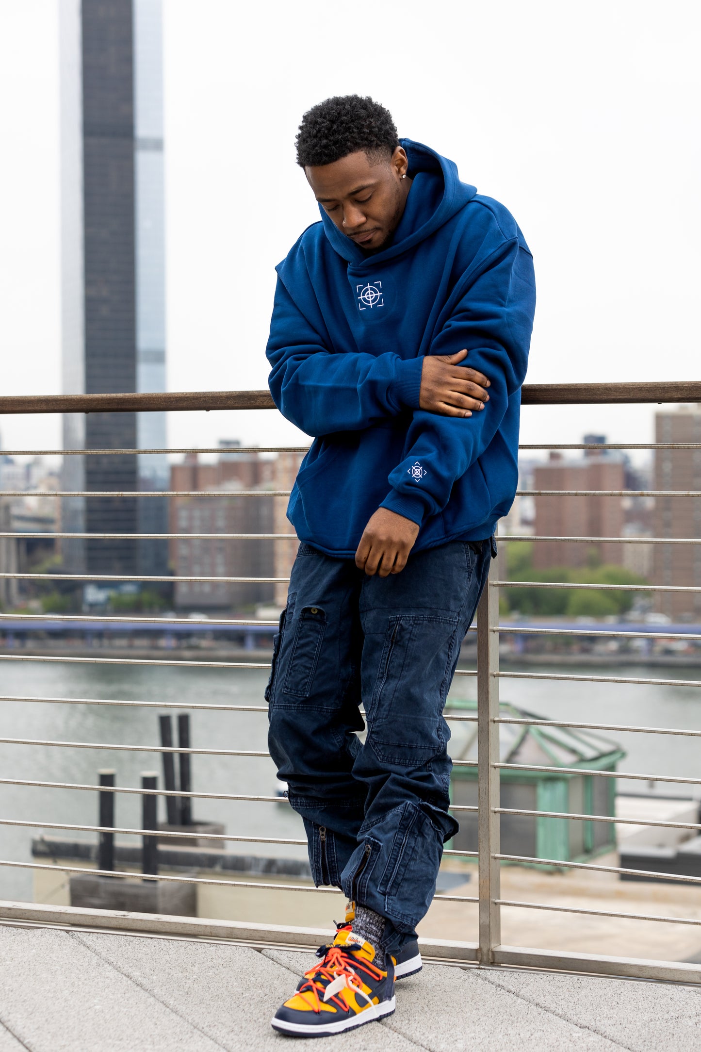 The Everyday Logo Hoodie (Blue Dream)