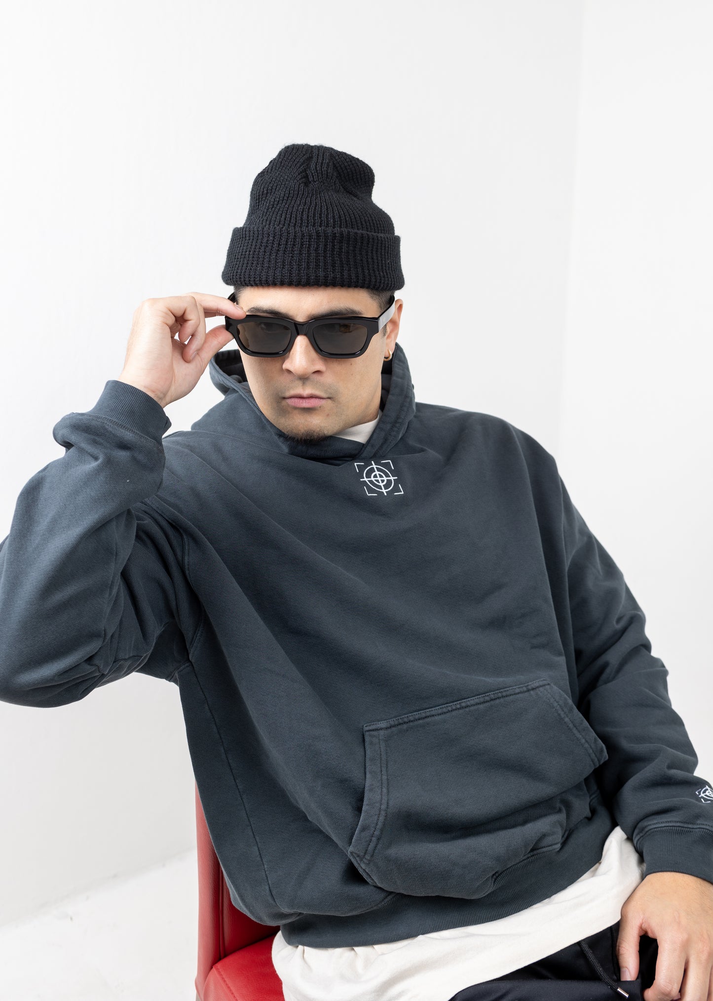 The Everyday Logo Hoodie (Vintage Slate)
